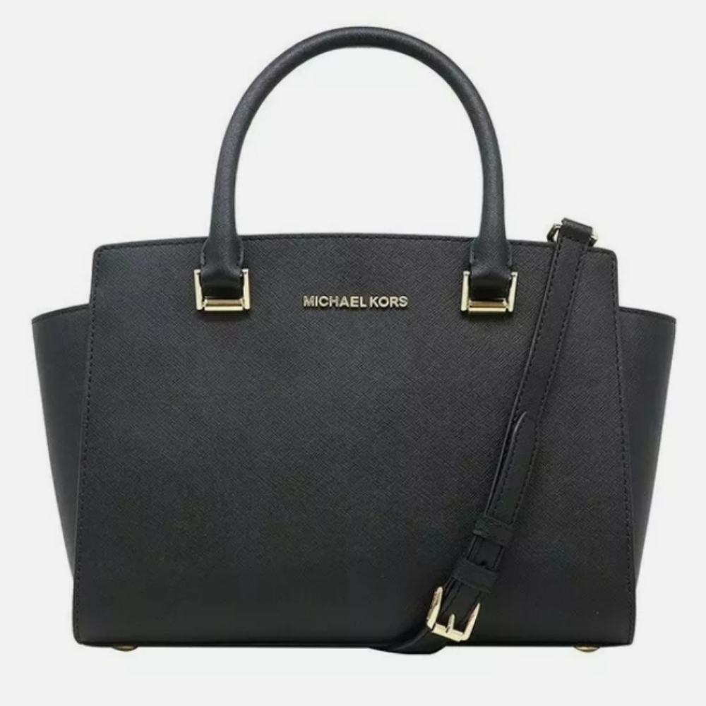 Large Michael Kors Selma Saffiano Leather Satchel